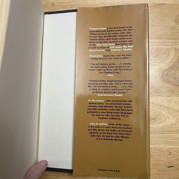 Left Behind Series Hardcover Book 16 Kingdom Come Tim LaHaye and Jerry B Jenkins - Picture 5 of 7